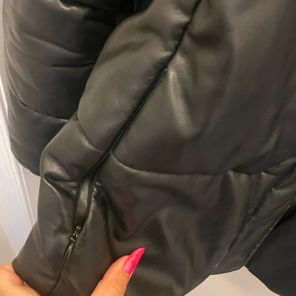 Marc New York faux leather puffer coat - Picture 4 of 4